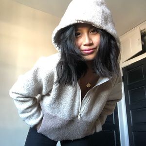 Outdoor Voices wool hoodie (size XS but fits like S and not itchy at all!)